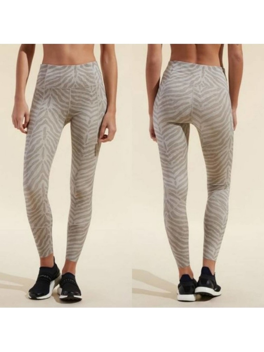 Varley Bedford tight zebra print leggings size Medium